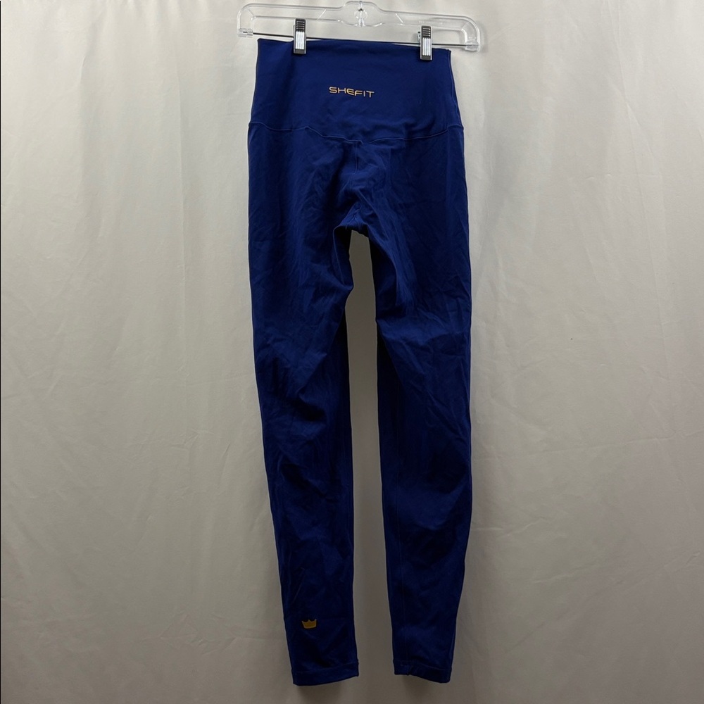 Shefit Boss Blue Athletic Leggings Size Medium - Picture 6 of 10